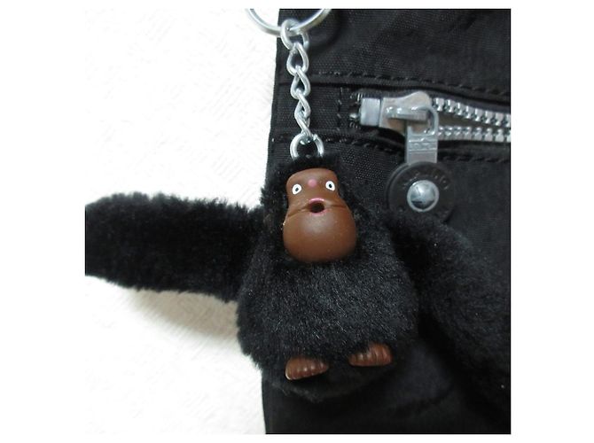 Autre Marque Kipling Nylonschultertasche Schwarz - Ansicht 6