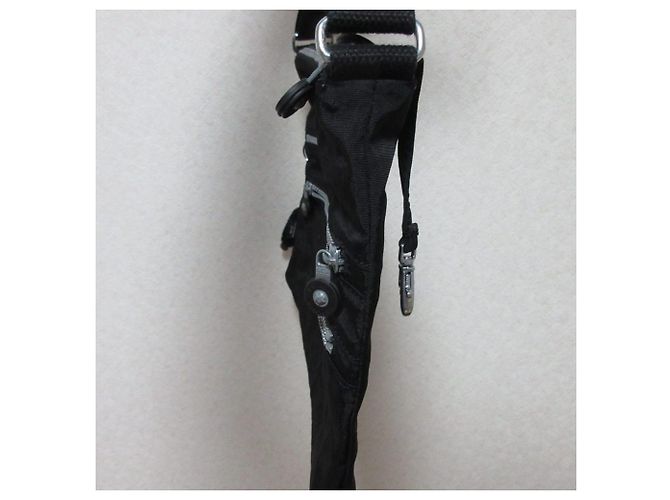 Autre Marque Kipling Nylonschultertasche Schwarz - Ansicht 8