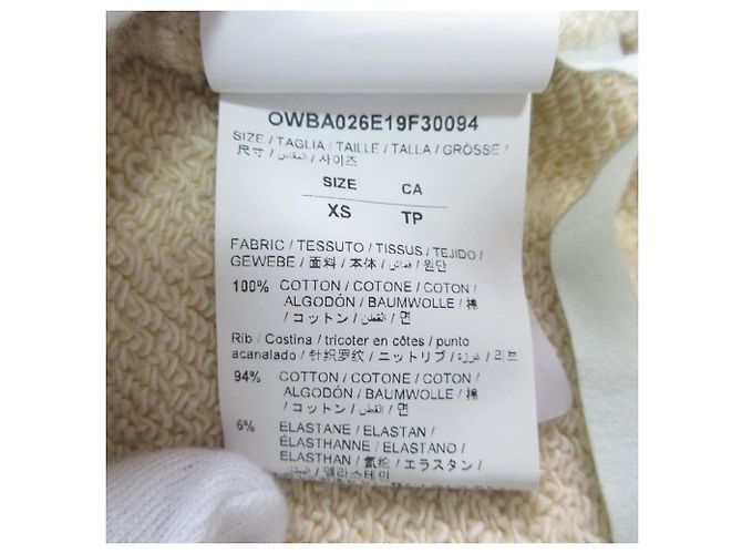 Off White Moletom Pullover Off-White OWBA026E19F30094 Bege - vista 9