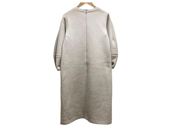 Autre Marque Rene Langarmkleid Braun Grau - Ansicht 5