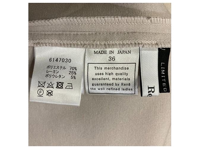 Autre Marque Rene Langarmkleid Braun Grau - Ansicht 7