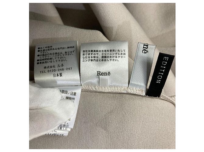 Autre Marque Rene Langarmkleid Braun Grau - Ansicht 8