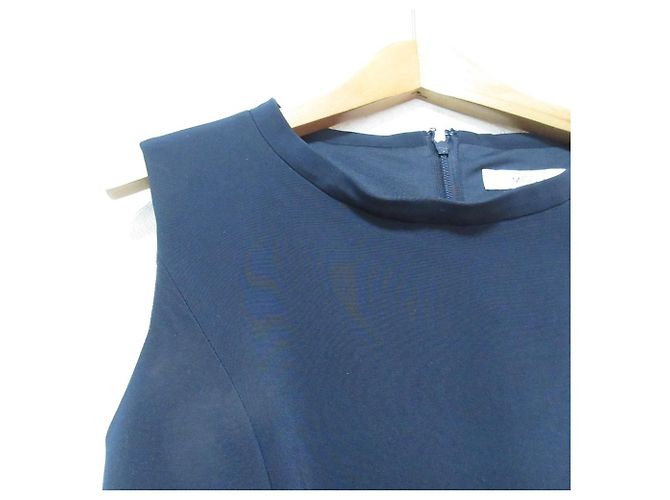 Autre Marque Miss J Kleid Blau Marineblau - Ansicht 3