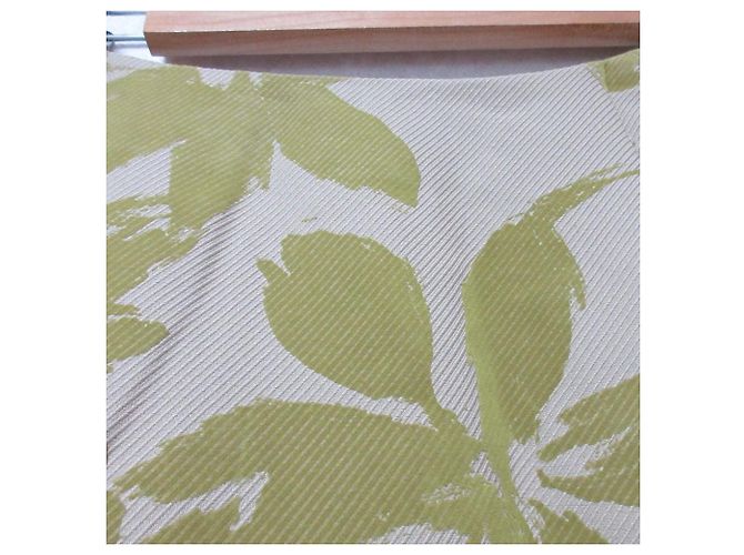 Autre Marque Falda acampanada CELFORD Flocky Print Verde Caqui - vista 3