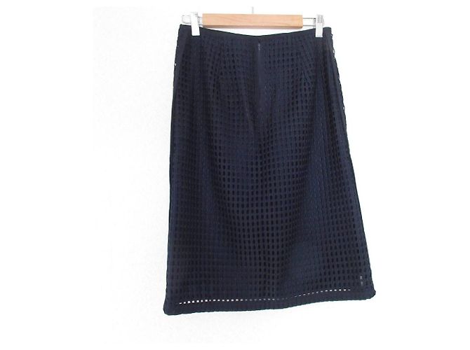 Autre Marque Falda de encaje de crochet ADORE Azul Azul marino - vista 2