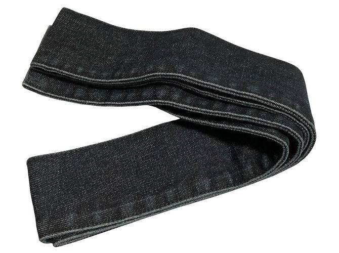 Autre Marque Cappotto in cotone Johnbull Denim Blu - vista 11
