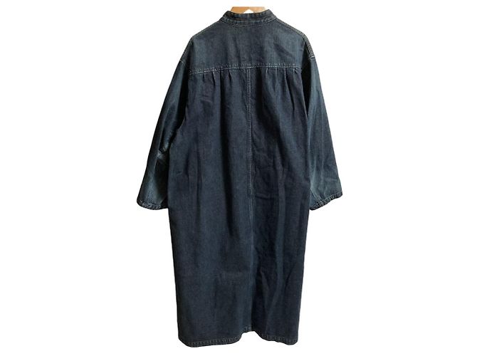 Autre Marque Cappotto in cotone Johnbull Denim Blu - vista 3