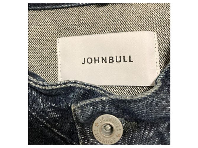 Autre Marque Cappotto in cotone Johnbull Denim Blu - vista 7