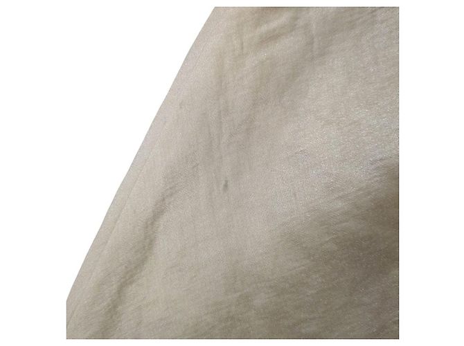 Autre Marque Falda Maxi Flare PARIGOT Beige - vista 4