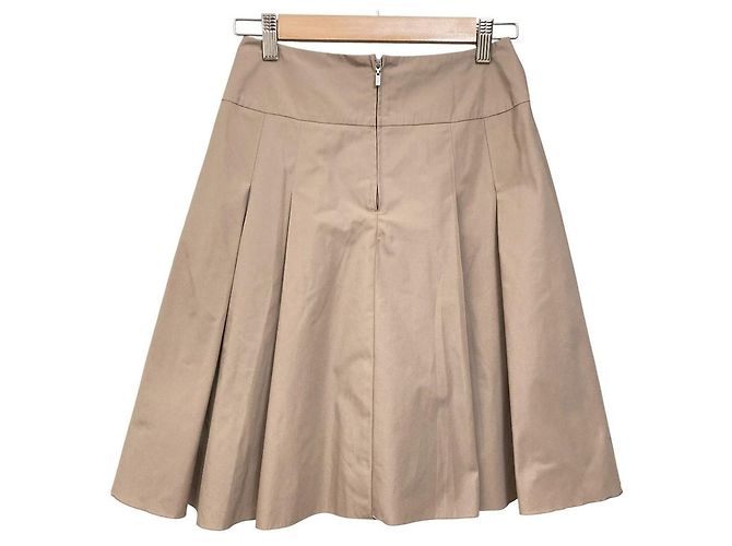 Autre Marque Falda acampanada con pliegues FOXEY NEW YORK Beige - vista 2