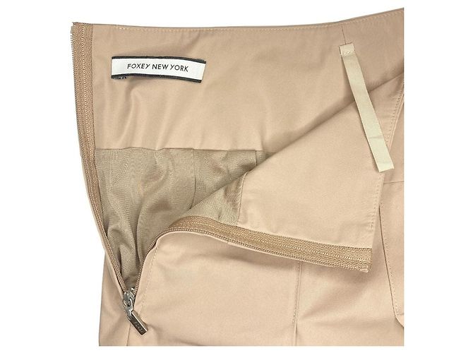 Autre Marque Falda acampanada con pliegues FOXEY NEW YORK Beige - vista 3