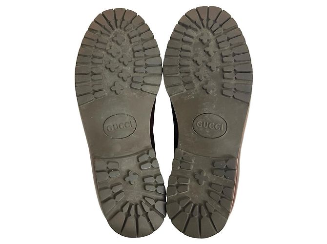 Gucci Lederstiefel Braun - Ansicht 7