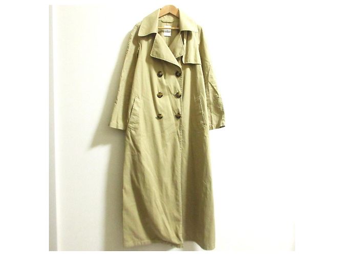 Autre Marque Deuxieme Classe LONG TRENCH COAT Long Trench Coat Beige - vista 3