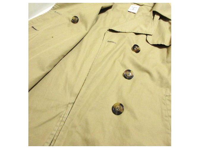 Autre Marque Deuxieme Classe LONG TRENCH COAT Long Trench Coat Beige - vista 8