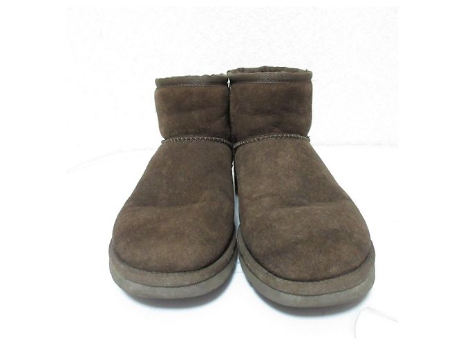 Autre Marque UGG Kurzstiefel aus Lammfell Braun - Ansicht 5