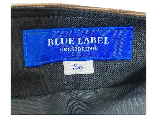 Autre Marque Minifalda de cuadros BLUE LABEL CRESTBRIDGE Castaño - vista 4