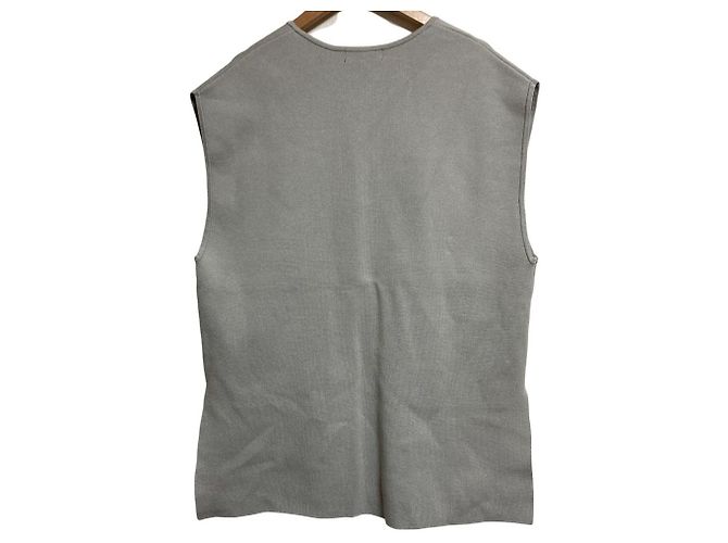 Autre Marque Chaleco de punto green label relaxing Castaño Gris - vista 2