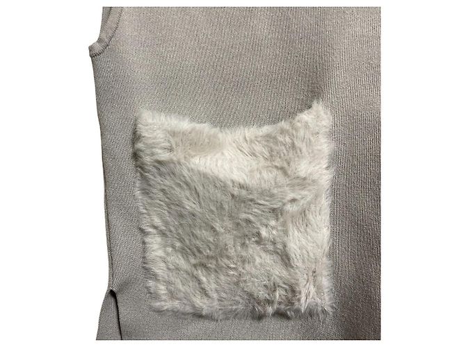 Autre Marque Chaleco de punto green label relaxing Castaño Gris - vista 3