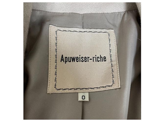 Autre Marque Abrigo con cinturón Apuweiser-riche Castaño - vista 6