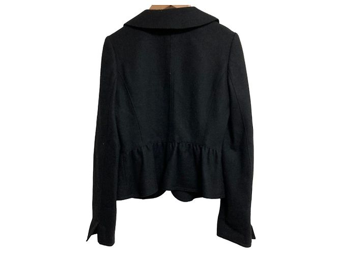 Autre Marque Giacca in misto lana e angora TO BE CHIC Nero - vista 2