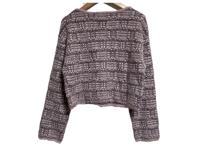Autre Marque Top de punto de tweed PROPORTION BODY DRESSING Púrpura - vista 2