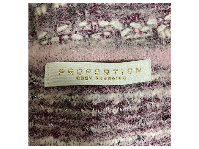 Autre Marque Top de punto de tweed PROPORTION BODY DRESSING Púrpura - vista 4