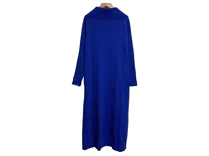 Autre Marque Ribstrickkleid green label relaxing Blau - Ansicht 3