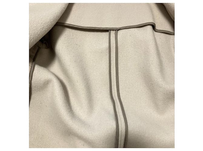 Autre Marque Abrigo semi-evasé de cuello grande STUDIOUS Beige - vista 3