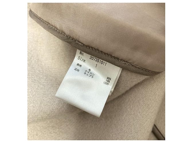 Autre Marque Abrigo semi-evasé de cuello grande STUDIOUS Beige - vista 5