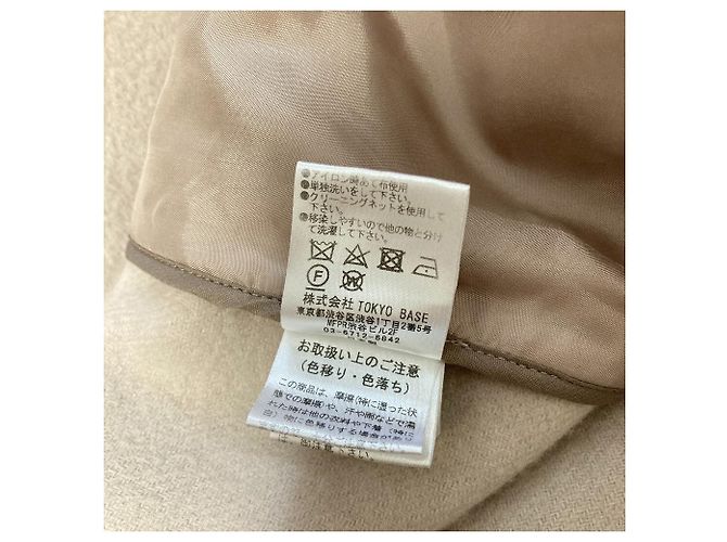 Autre Marque Abrigo semi-evasé de cuello grande STUDIOUS Beige - vista 6