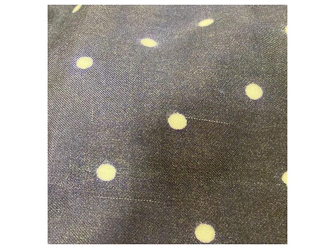 Sciarpa grande in lana Golden Goose Blu - vista 12