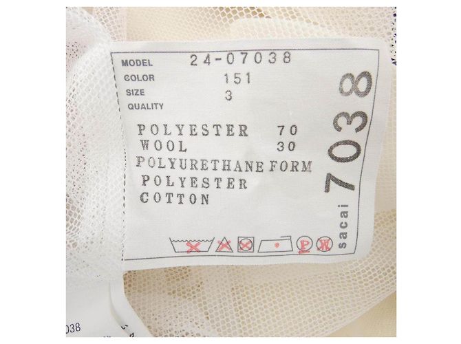 Top Sacai Beige - vista 3