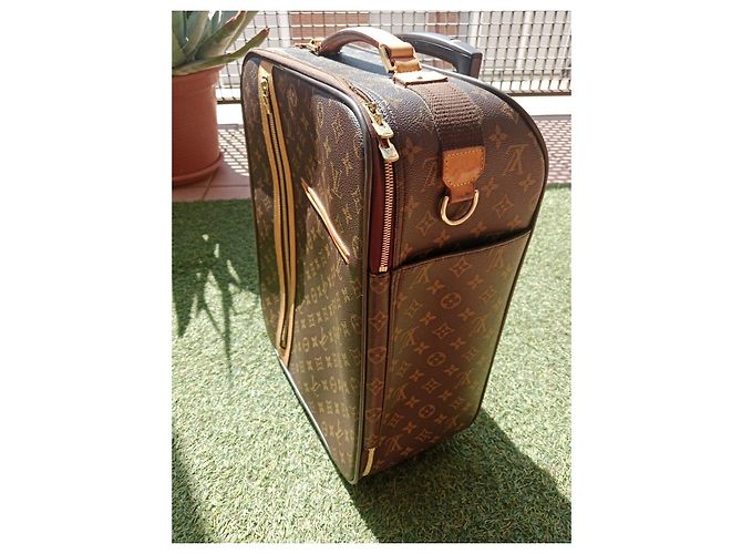Louis Vuitton Keepall 50 Monogram Valigia Marrone Monogramma - vista 3