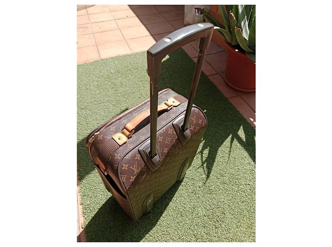 Louis Vuitton Keepall 50 Monogram Valigia Marrone Monogramma - vista 4