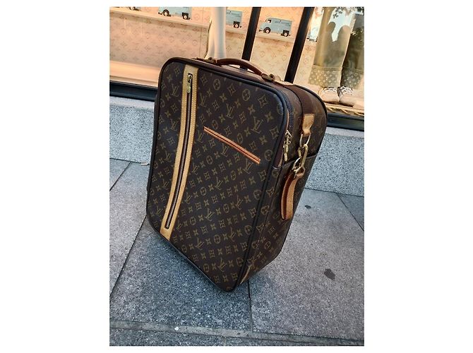 Louis Vuitton Keepall 50 Monogram Valigia Marrone Monogramma - vista 9