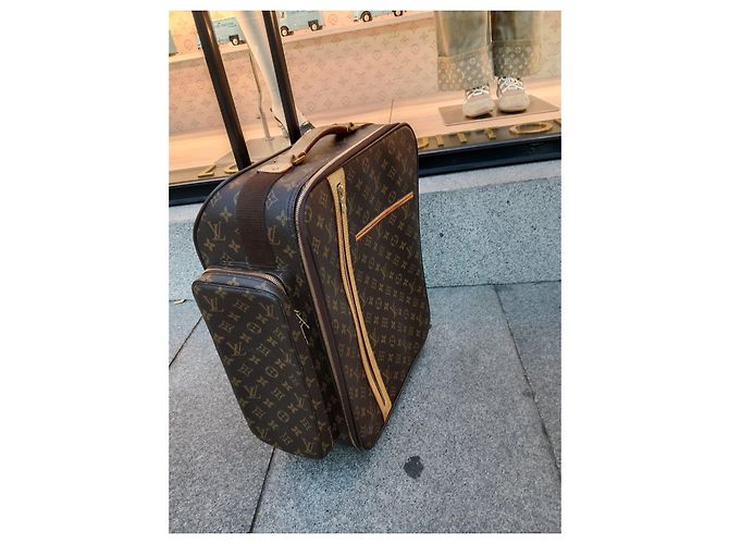 Louis Vuitton Monogram Keepall 45 Rollkoffer Braun - Ansicht 11
