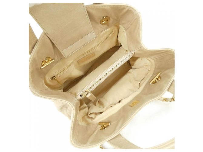 Borsa Chanel In the Mix Beige - vista 10