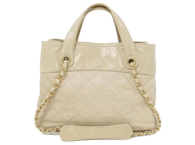 Borsa Chanel In the Mix Beige - vista 2