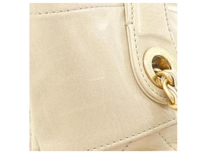 Borsa Chanel In the Mix Beige - vista 8