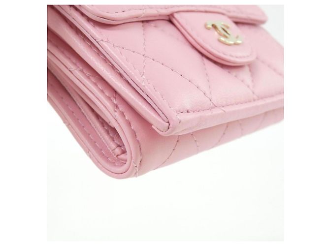 Chanel Timeless Classic Line AP0230 Tri-Fold Wallet Pink - view 3