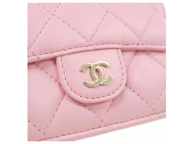 Chanel Timeless Classic Line AP0230 Tri-Fold Wallet Pink - view 5