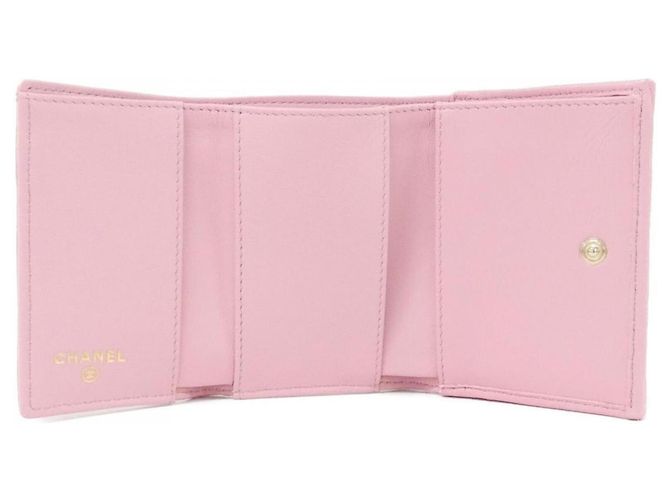 Chanel Timeless Classic Line AP0230 Tri-Fold Wallet Pink - view 6