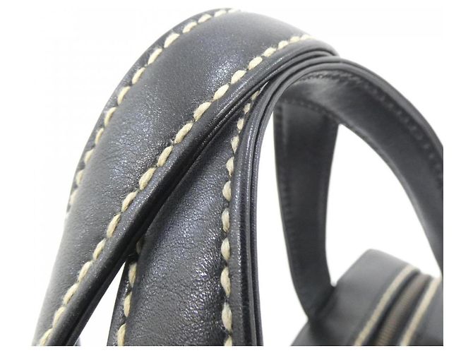 Chanel Wild Stitch Line 18121 Handbag Black Beige - view 7
