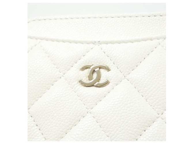 Monedero Chanel Timeless Classic Blanco - vista 3