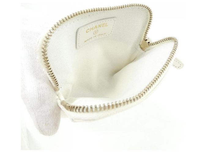 Monedero Chanel Timeless Classic Blanco - vista 4