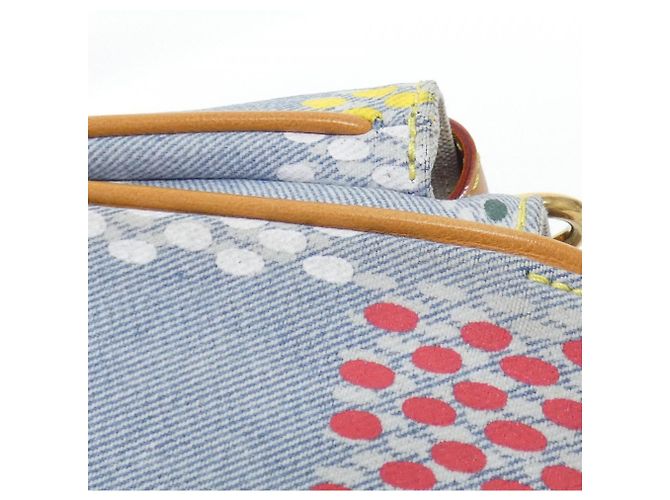 Borsa a tracolla Louis Vuitton LV Barth Denim Multicolore - vista 4