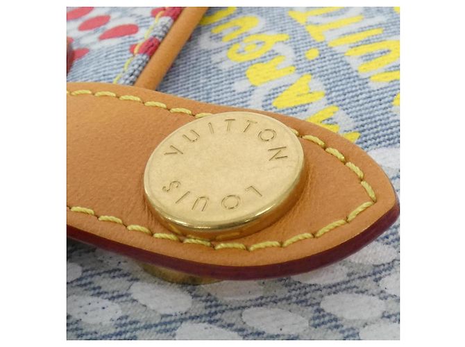 Borsa a tracolla Louis Vuitton LV Barth Denim Multicolore - vista 5