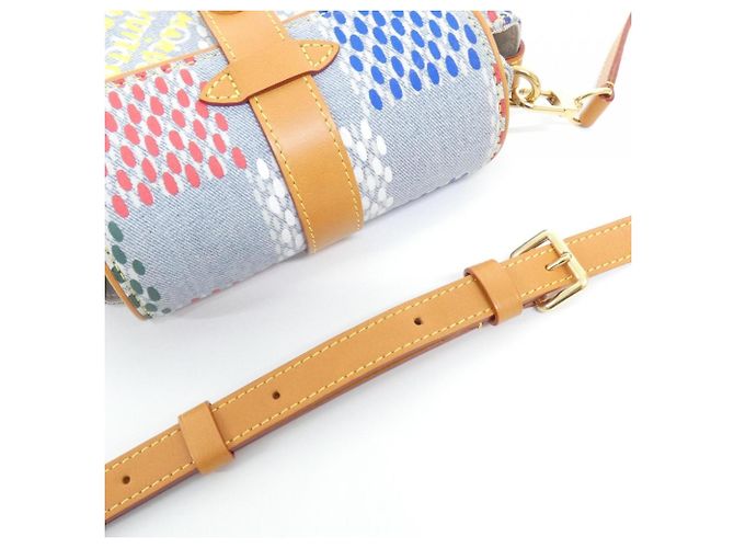 Borsa a tracolla Louis Vuitton LV Barth Denim Multicolore - vista 6
