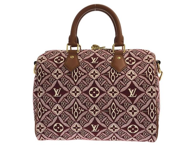Louis Vuitton SINCE1854 Speedy Bandoulière 25cm Borsa Boston Bordò - vista 2