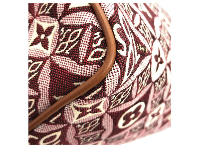 Louis Vuitton SINCE1854 Speedy Bandoulière 25cm Borsa Boston Bordò - vista 3